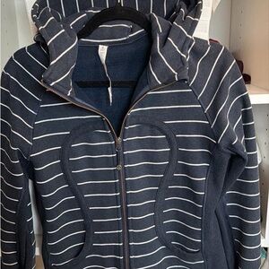 lululemon athletica Striped Navy Hoodie